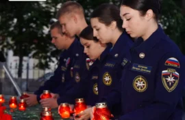Добровольцы-спасатели почтили память героев